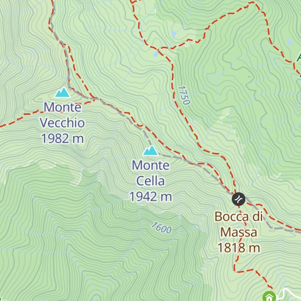 Map of Monte Cella