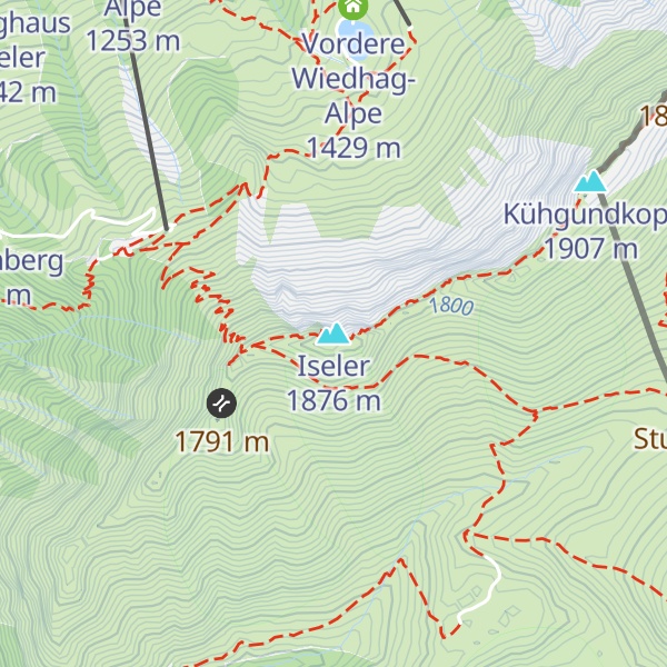 Map of Iseler