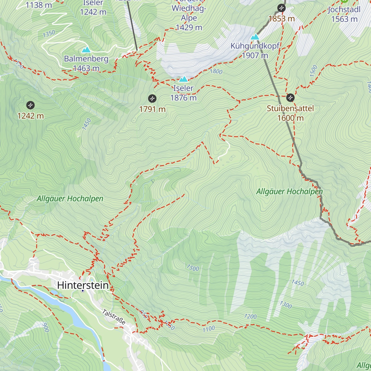 Melkhütte map