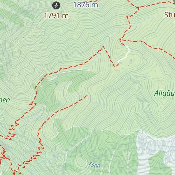 Map of Melkhütte
