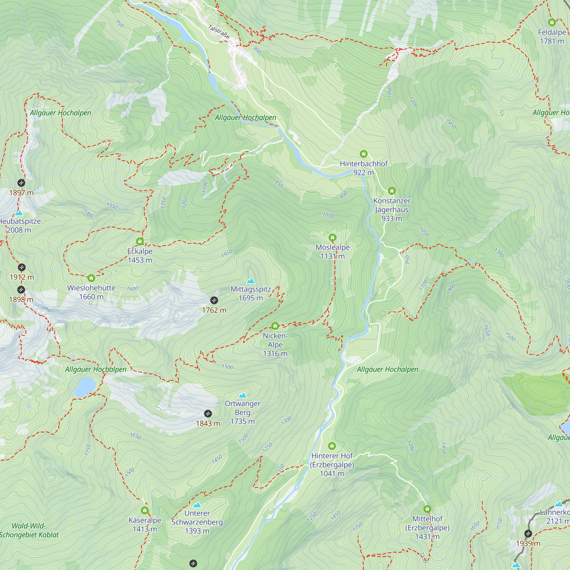 Schneidhütte map