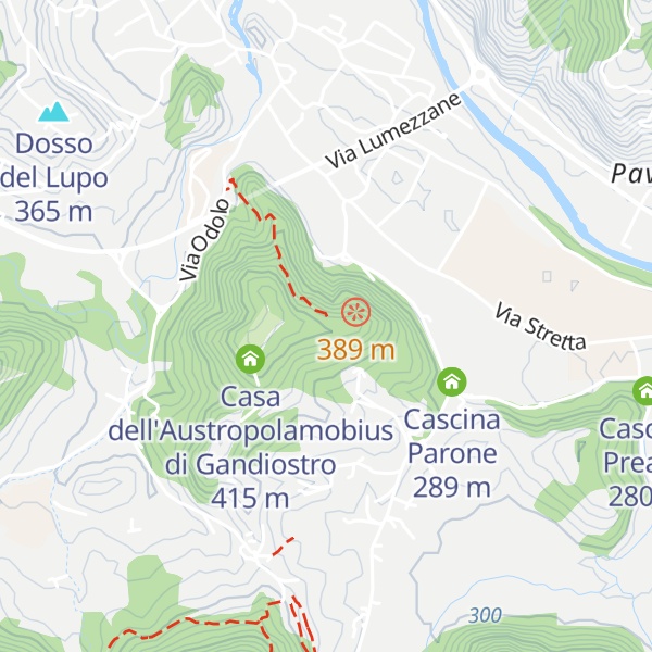 Map of Rifugio Cavaliere Sergio Girelli