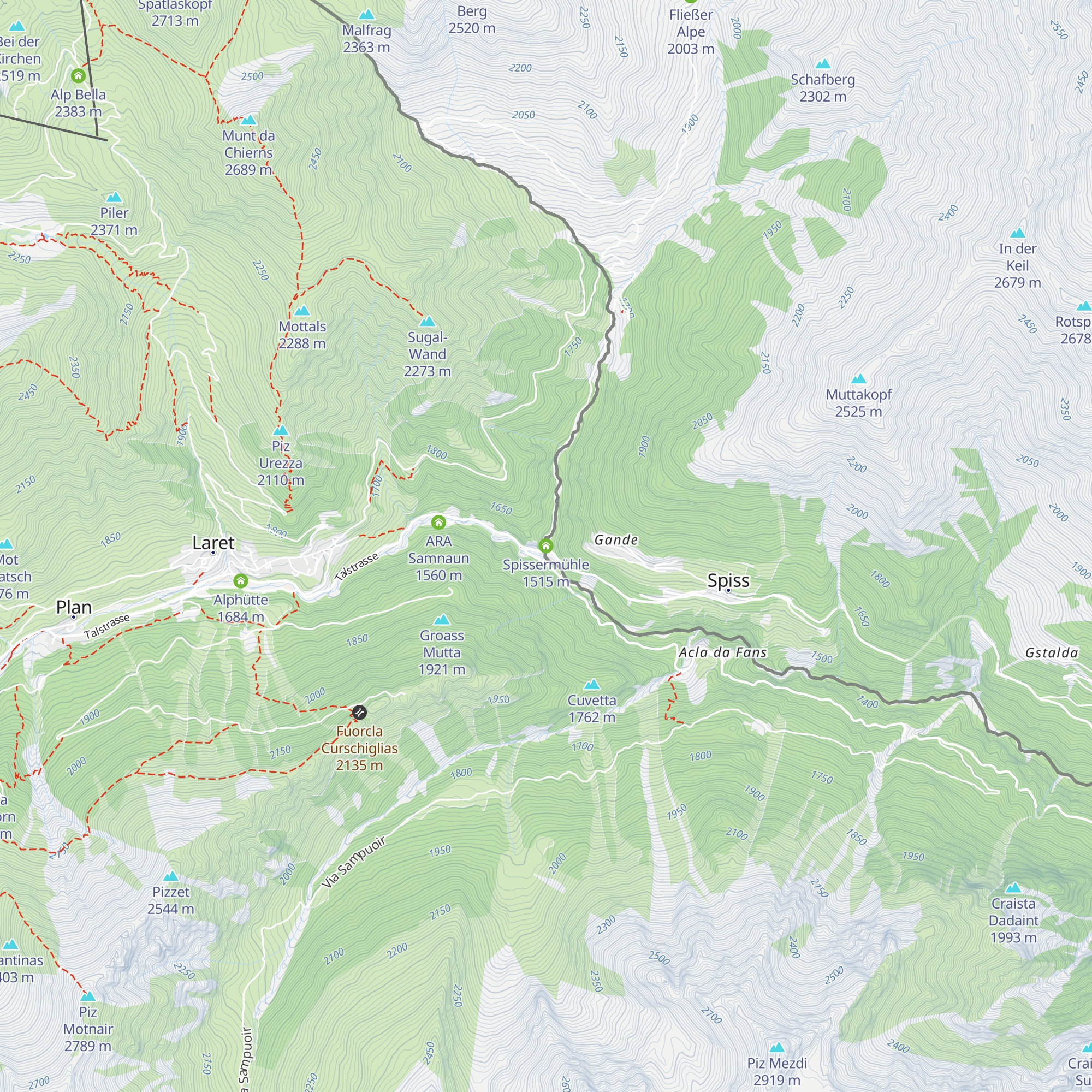 Spissermühle map