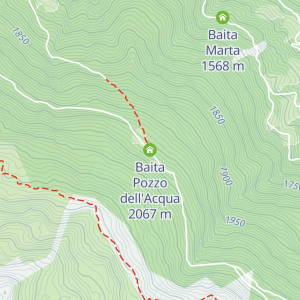 Map of Baita Pozzo dell'Acqua
