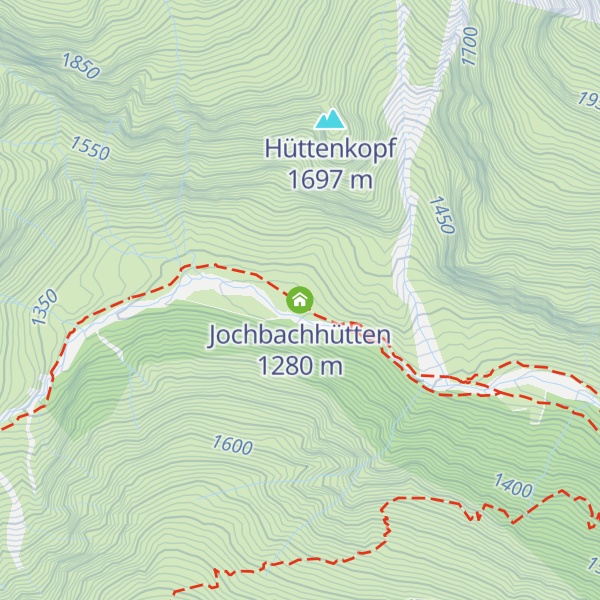 Map of Jochbachhütten