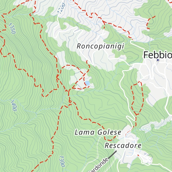 Map of Rifugio Peschiera Zamboni