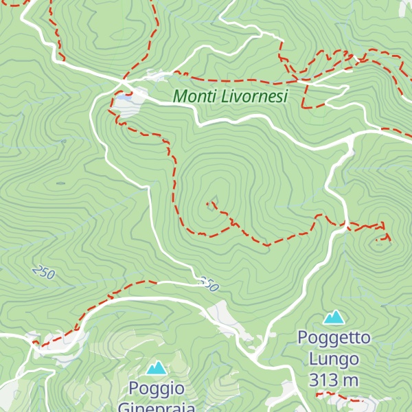 Map of Monte Maggiore