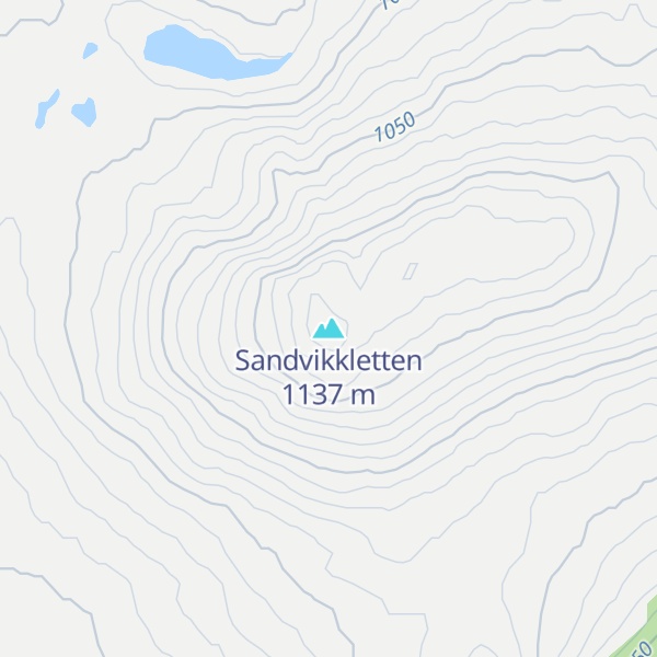 Map of Sandvikkletten
