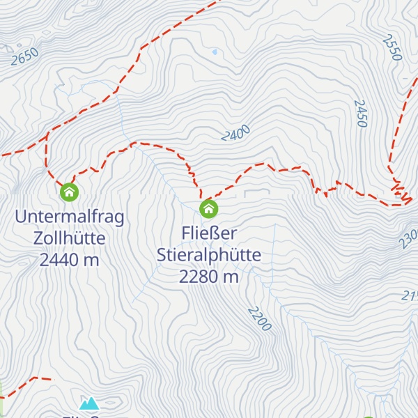 Map of Fließer Stieralphütte