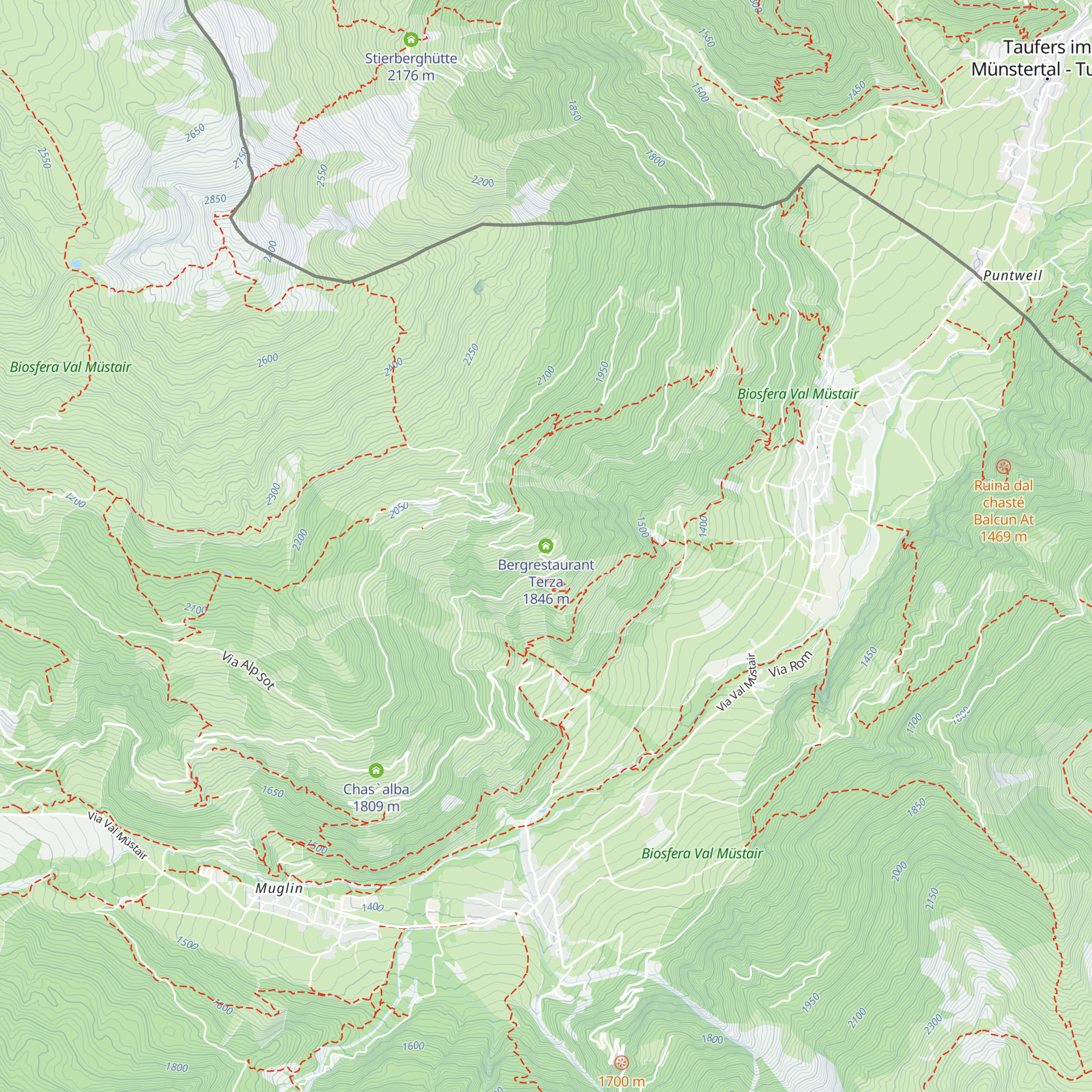 Bergrestaurant Terza map