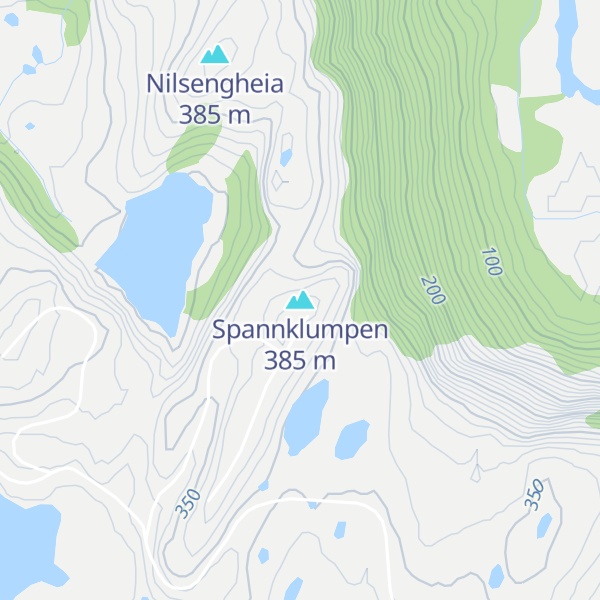 Map of Spannklumpen