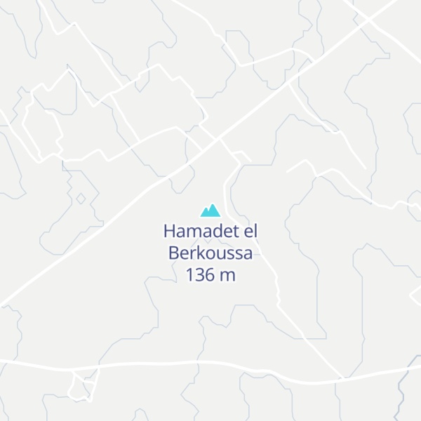Map of Hamadet el Berkoussa