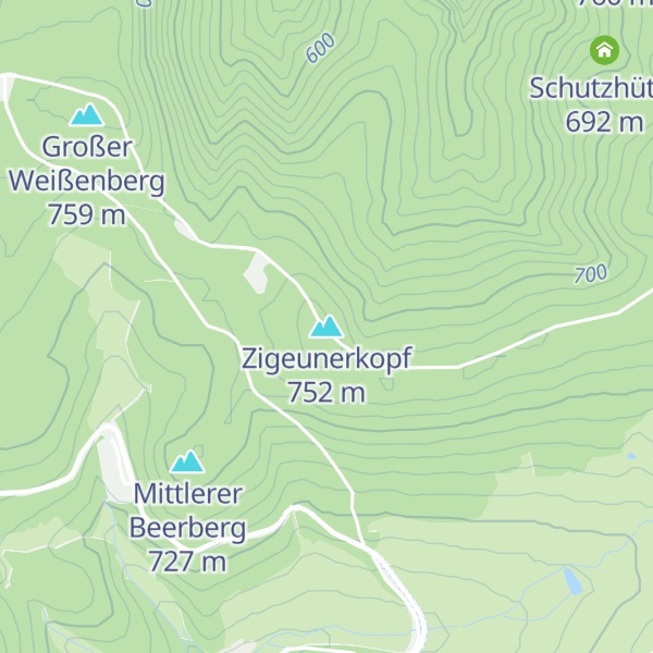 Map of Zigeunerkopf
