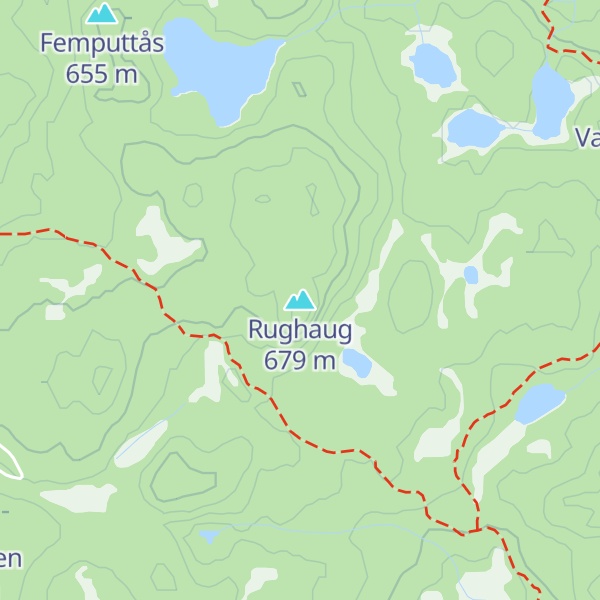 Map of Rughaug
