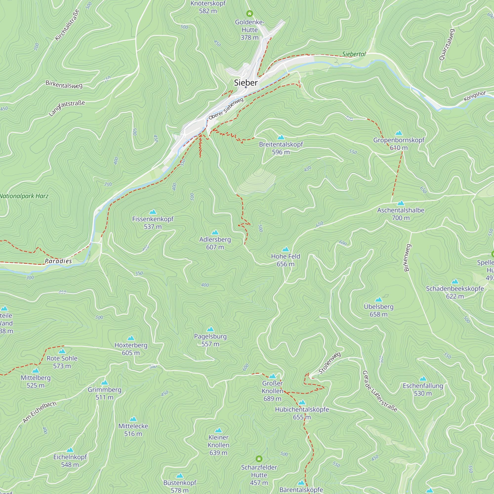 Otto-Hermann-Hütte map