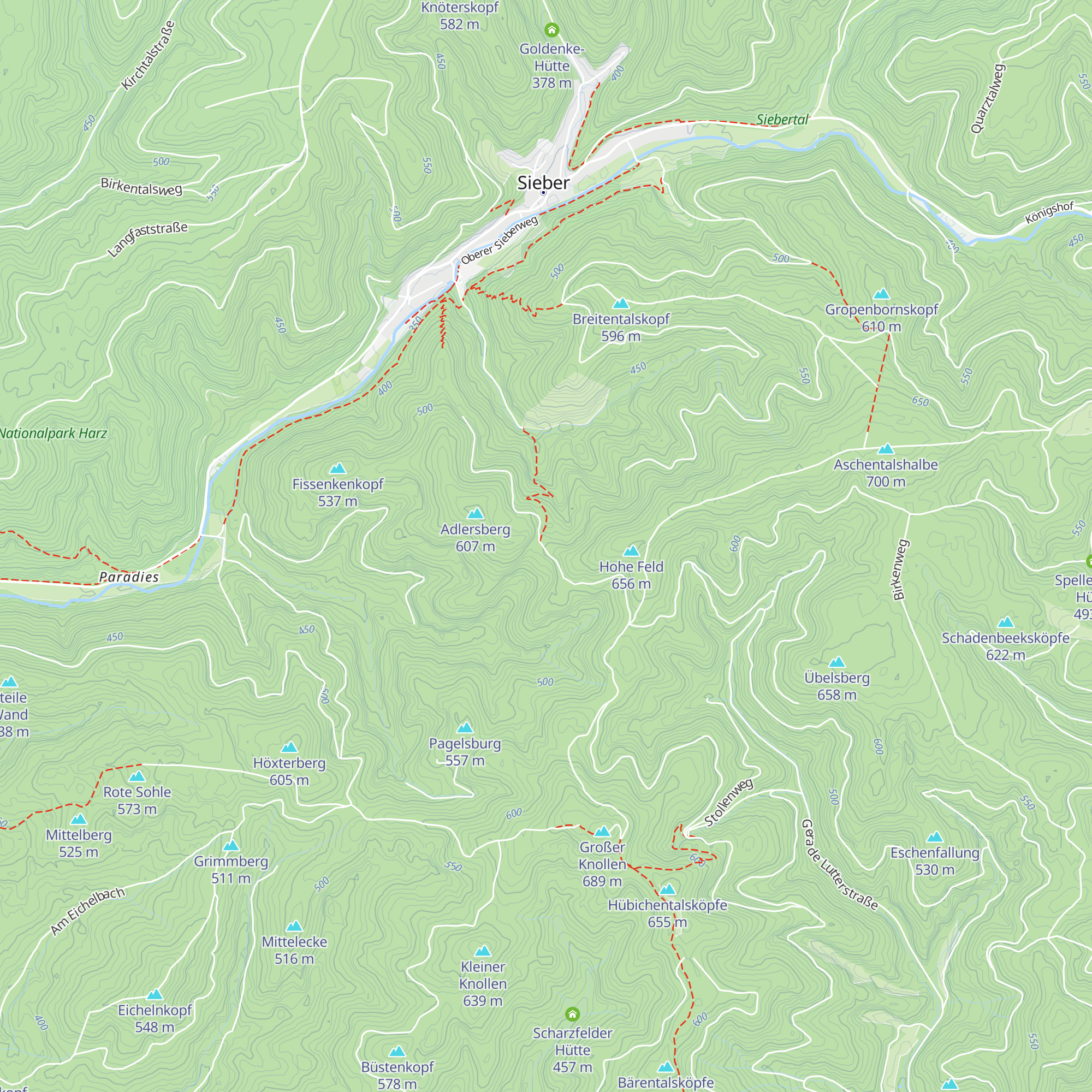 Otto-Hermann-Hütte map