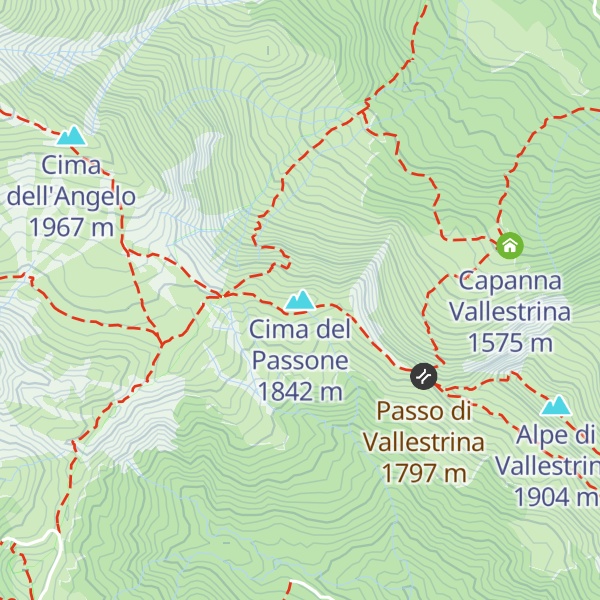 Map of Cima del Passone