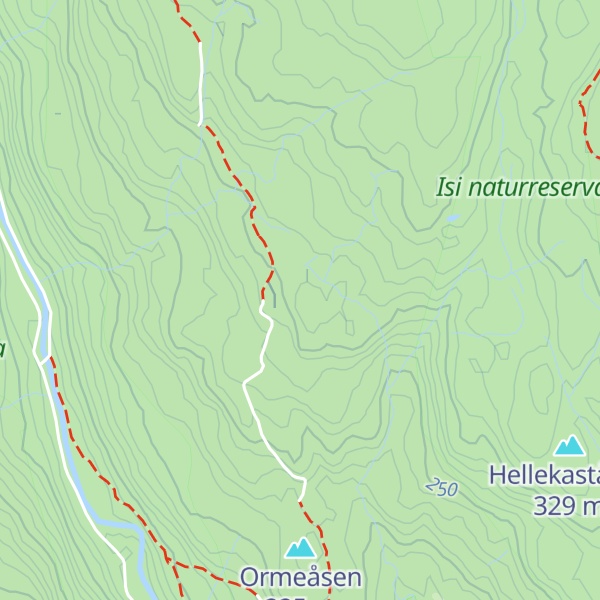 Map of Hujonfjellet