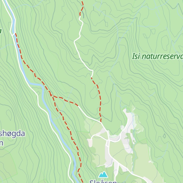 Map of Ormeåsen