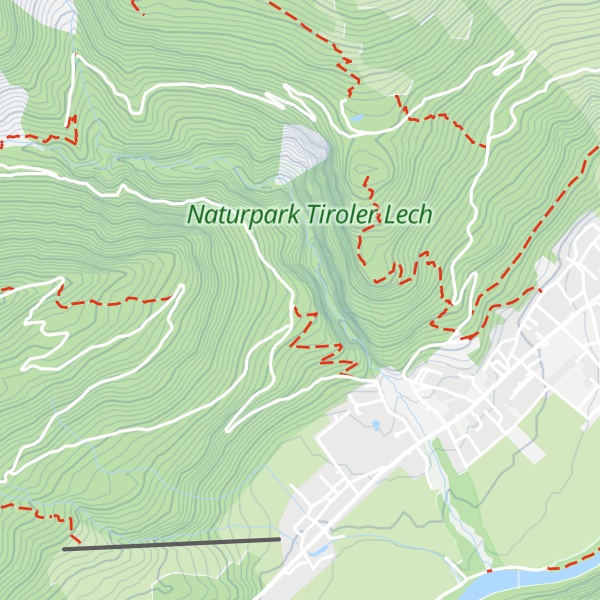 Map of Gibler Alm