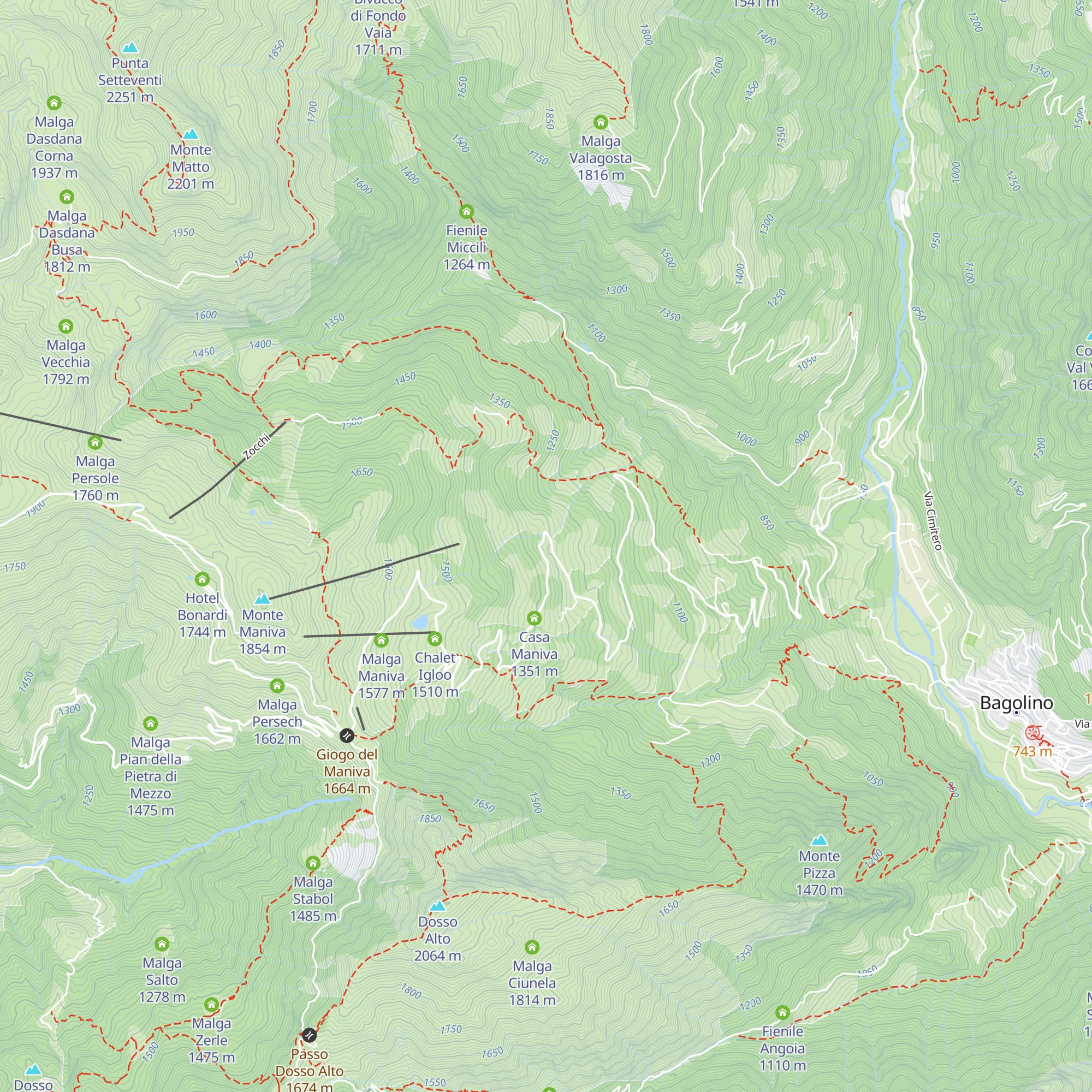 Chiesetta Alpina map