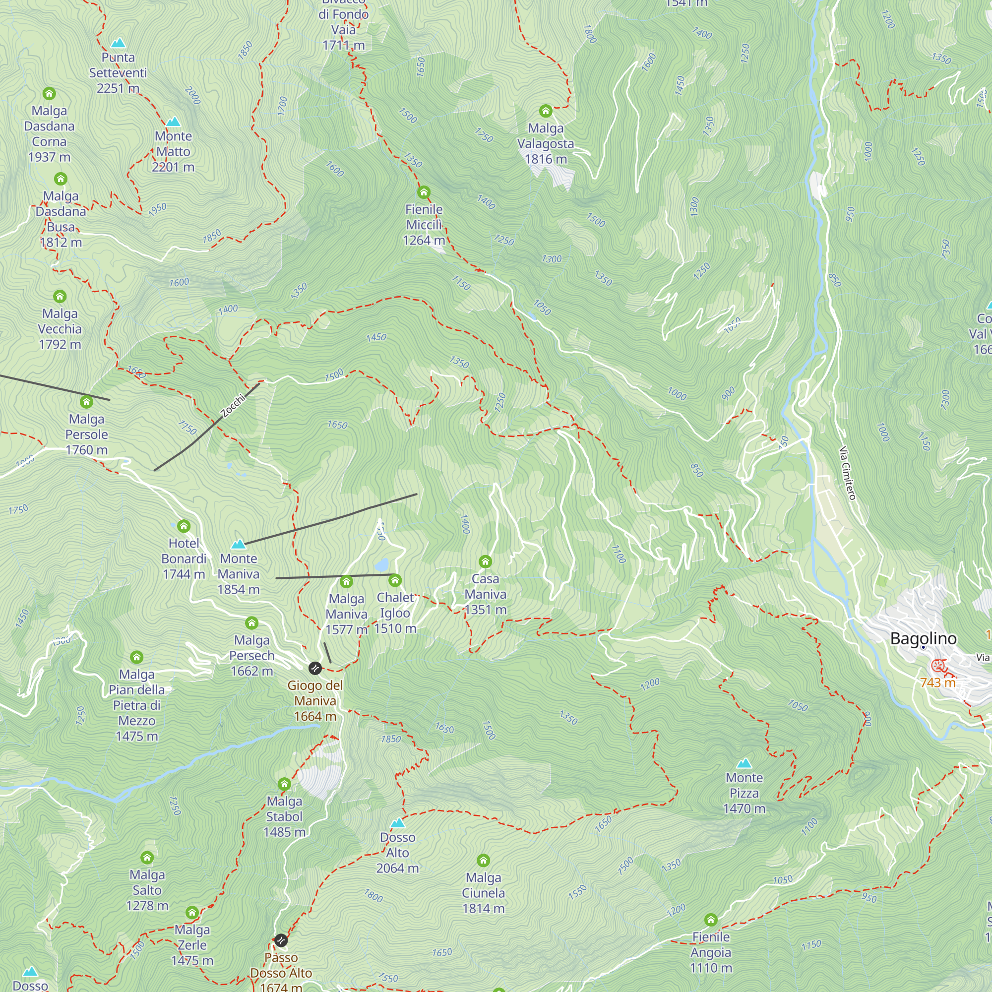 Chiesetta Alpina map