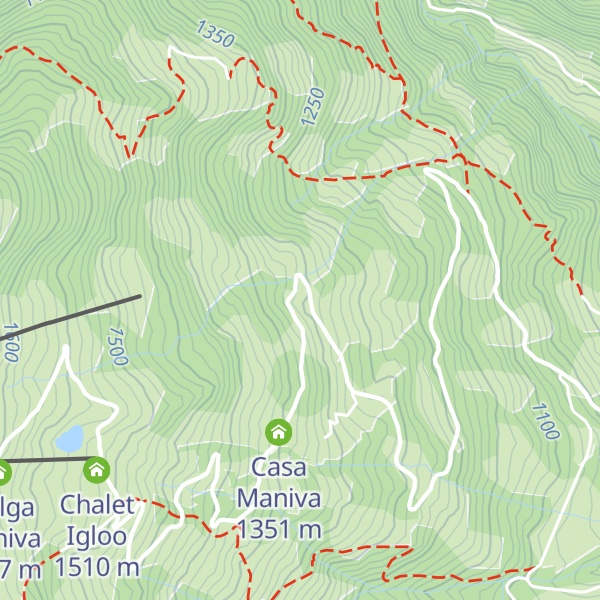 Map of Chiesetta Alpina