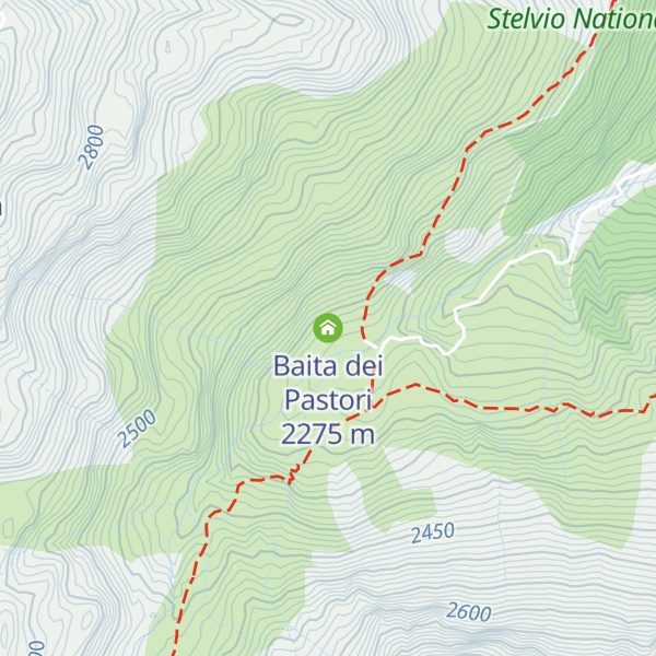 Map of Baita dei Pastori