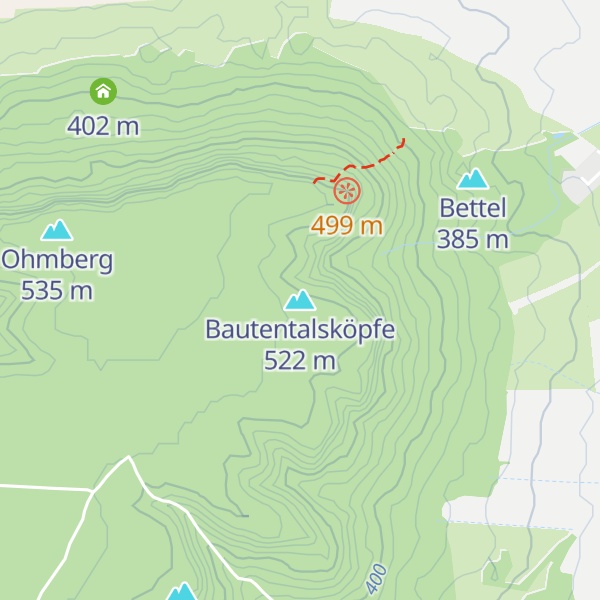 Map of Bautentalsköpfe
