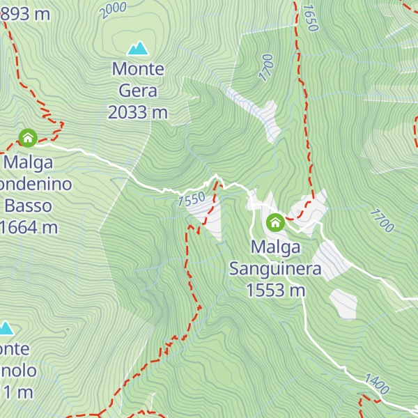Map of Malga Tovaioli