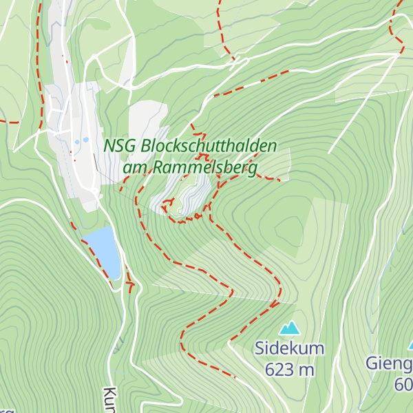 Map of Wanderhütte Sparkassenhütte