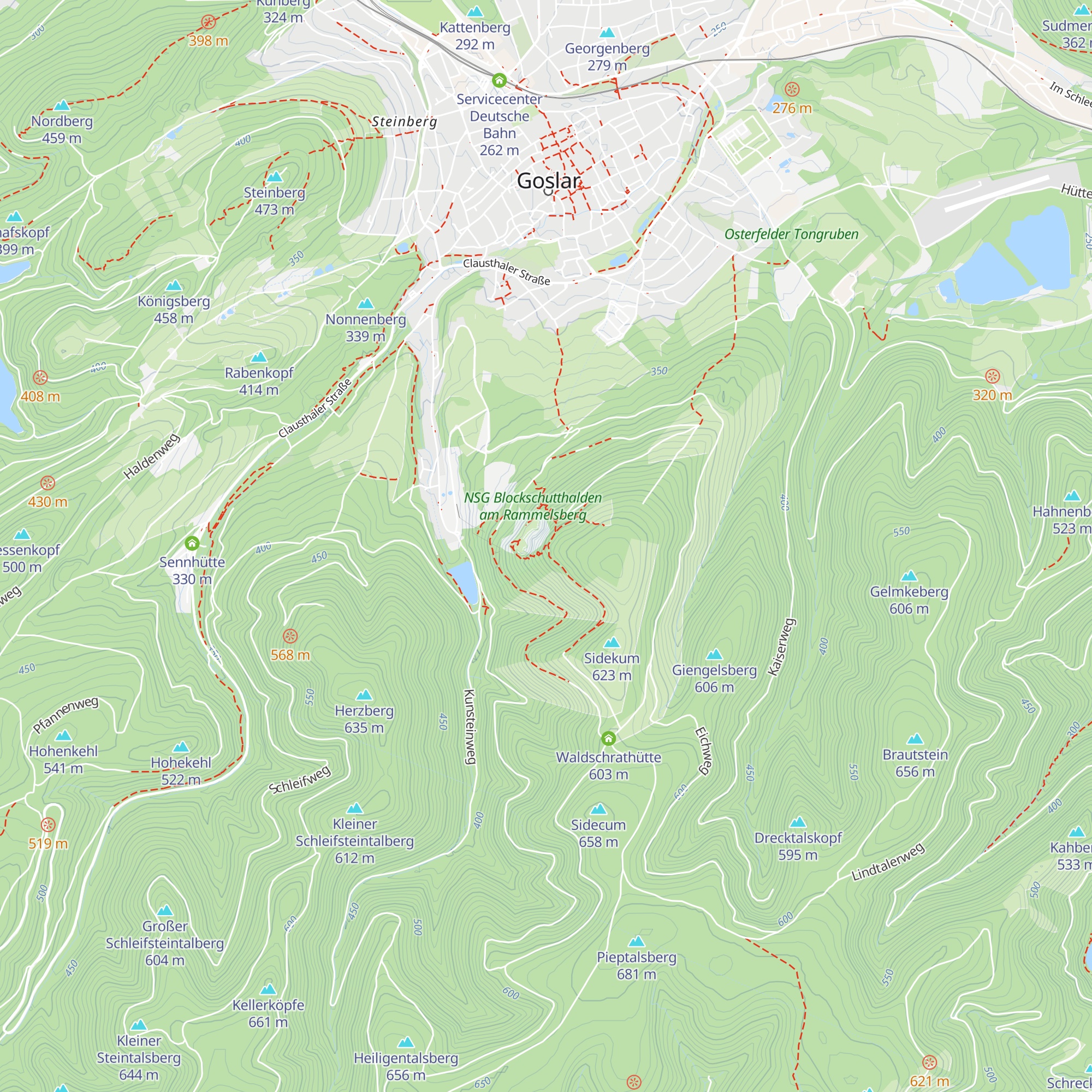 Wanderhütte Sparkassenhütte map