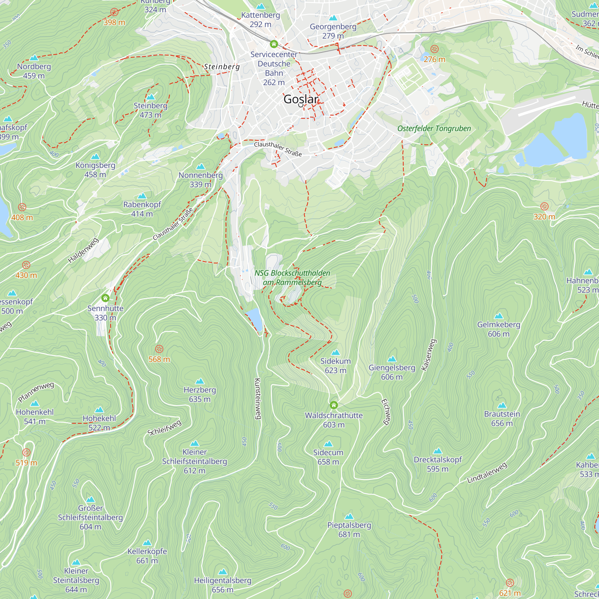 Wanderhütte Sparkassenhütte map