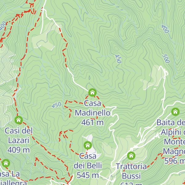 Map of Casa Madinello