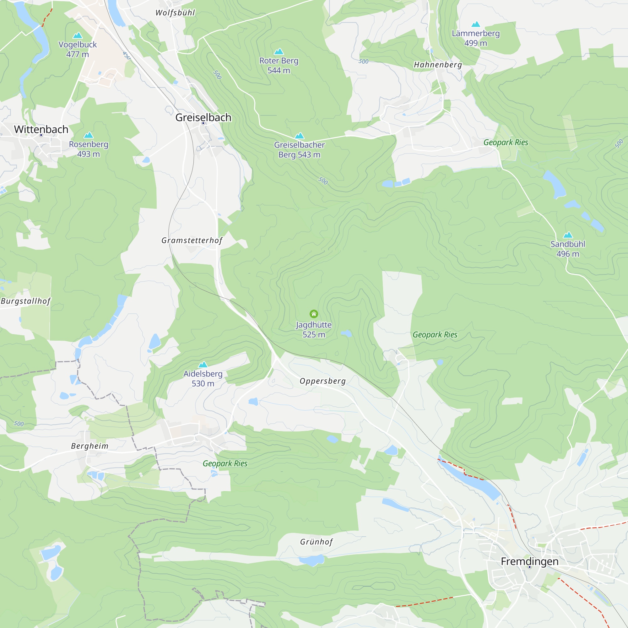 Jagdhütte map
