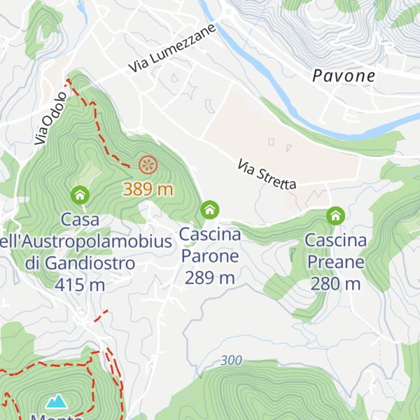 Map of Cascina Parone