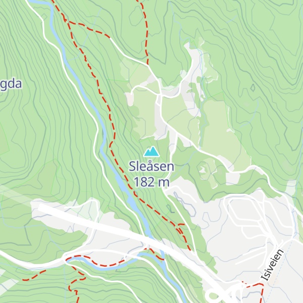 Map of Sleåsen