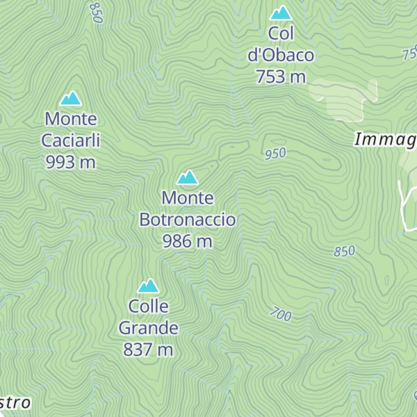 Map of Capannaccia