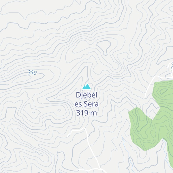 Map of Djebel es Sera