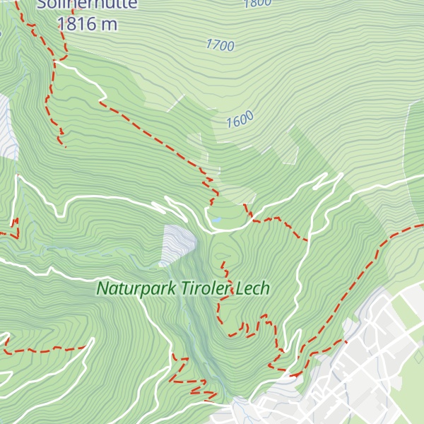 Map of Berghütte Kasermandl