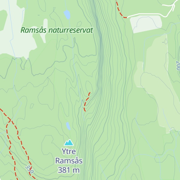 Map of Ramsåsutsikten