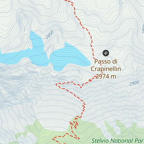 Map of Cresta di Réit