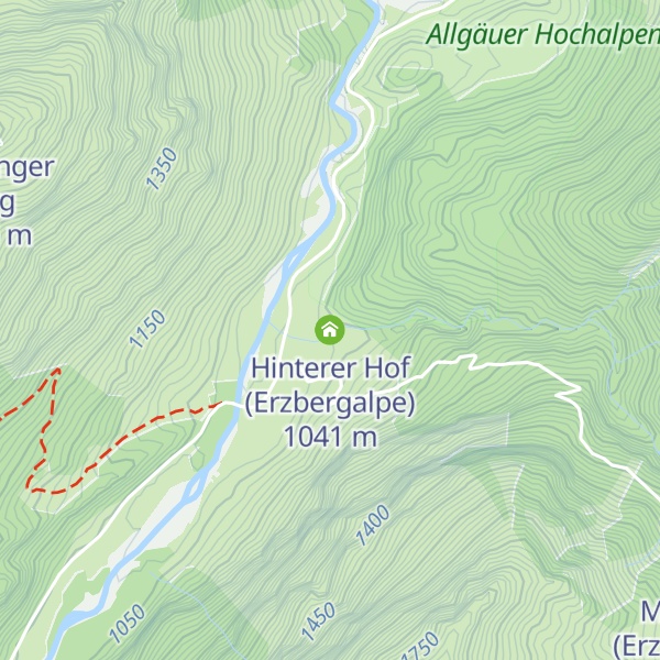 Map of Hinterer Hof (Erzbergalpe)