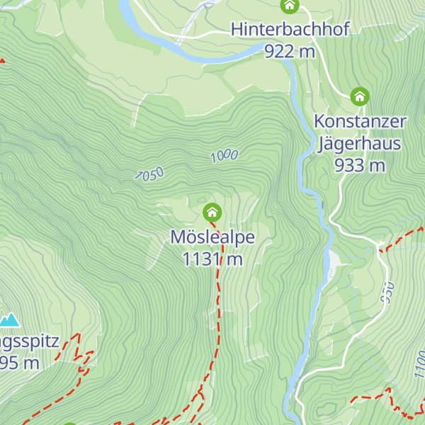 Map of Möslealpe