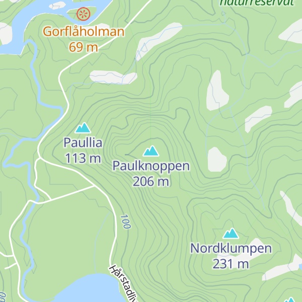 Map of Paulknoppen