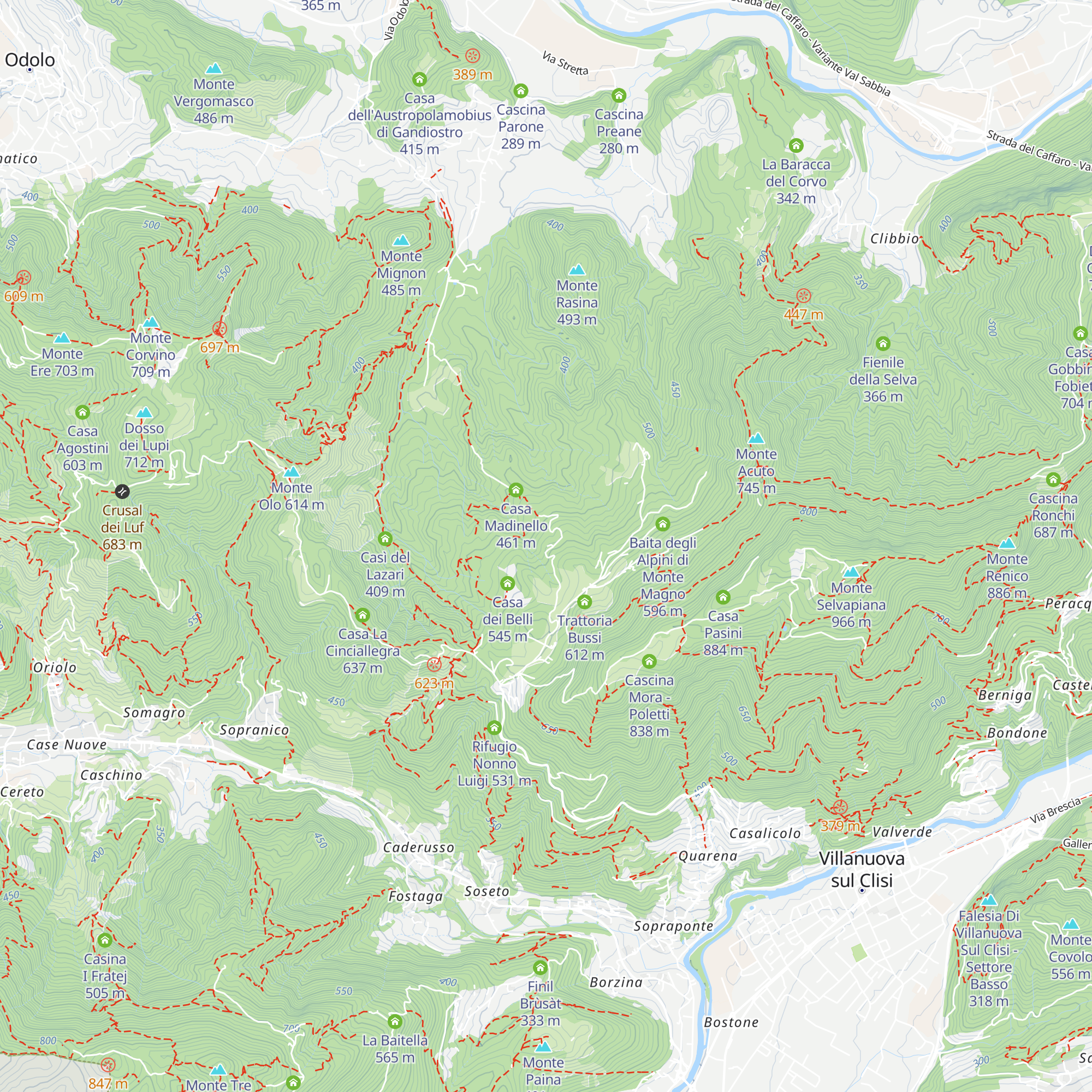 Casì Tiziana map