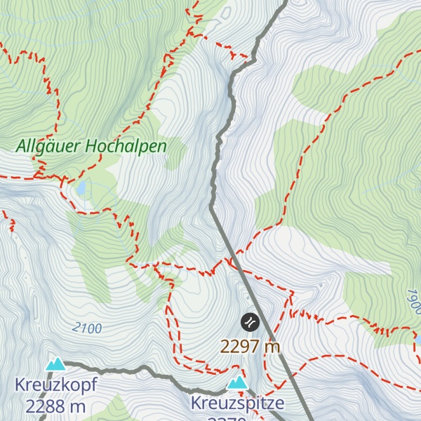 Map of Fuchskarspitze