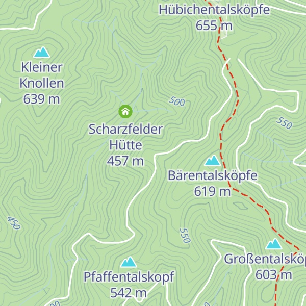 Map of Alfons Kanefke Hütte