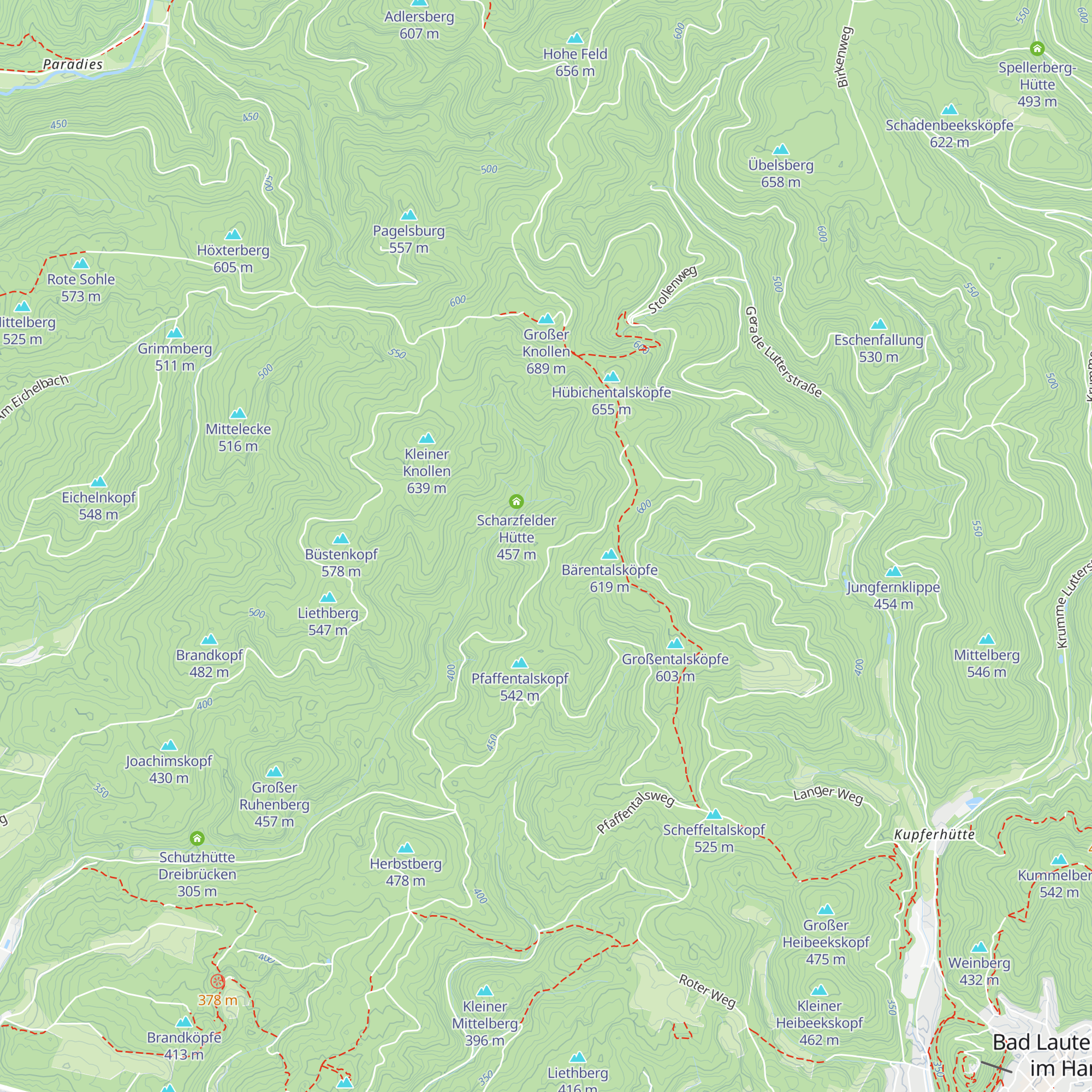 Alfons Kanefke Hütte map