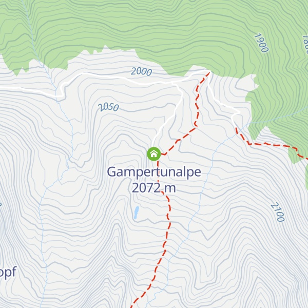 Map of Gampertunalpe